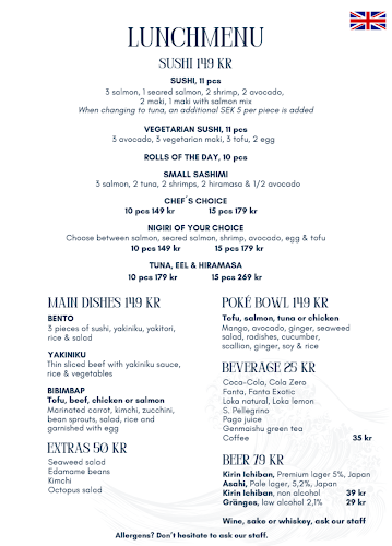 Opinii despre Saya Sushi - Hötorget, Stockholm city în Stockholm - Gastronomi och hotellverksamhet