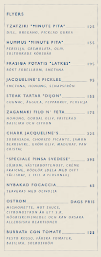 Jacqueline's - Stockholm