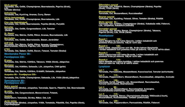 Opinii despre Pizzeria Pronto în Säter - Gastronomi och hotellverksamhet