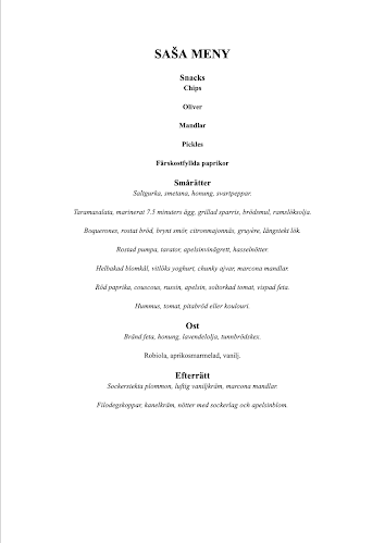 Opinii despre Saša Vinbar în Stockholm - Gastronomi och hotellverksamhet