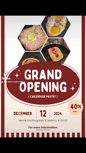 Cakehouse Konditori Open Times