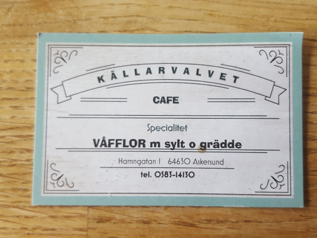 Opinii despre Café Källarvalvet în Askersund - Gastronomi och hotellverksamhet