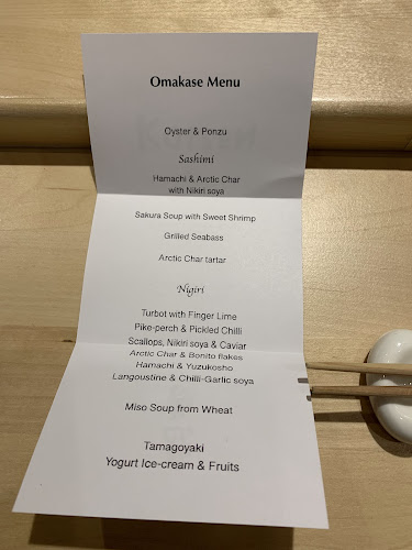 Reviews of Koizen Omakase Room in Göteborg - Gastronomi och hotellverksamhet