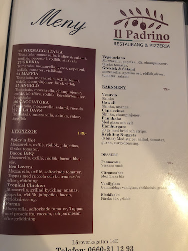 Italienska restaurang ILPadrino - Örnsköldsvik