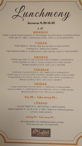 Opinii despre Restaurang Loftet în Lidköping - Gastronomi och hotellverksamhet