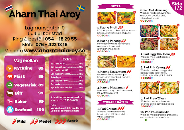 Comentarii opinii despre Aharn Thai Aroy Restaurang