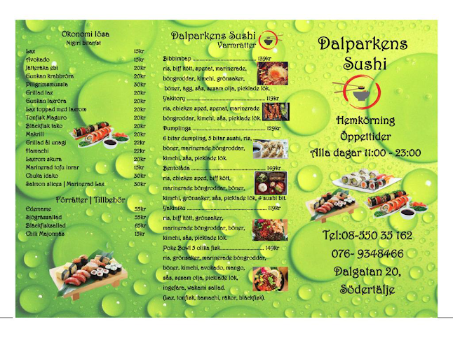 Dalparkens Gatukök | Sushi | Wok - Södertälje