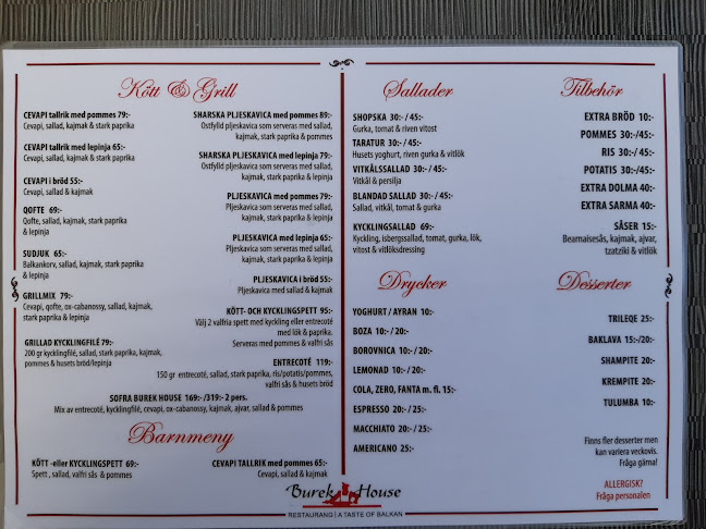 Comments and reviews of Burek House