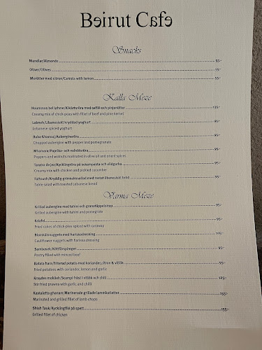 Reviews of Beirut Café Stockholm in Stockholm - Gastronomi och hotellverksamhet
