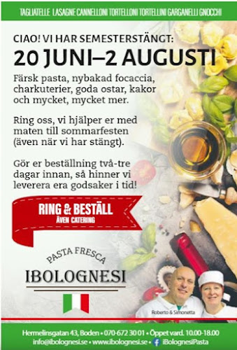 Ibolognesi AB - Gastronomi och hotellverksamhet