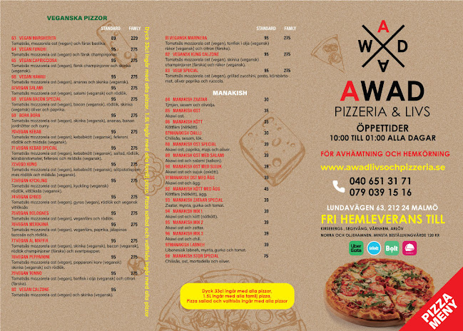 Awad livs & Pizzeria - Malmö