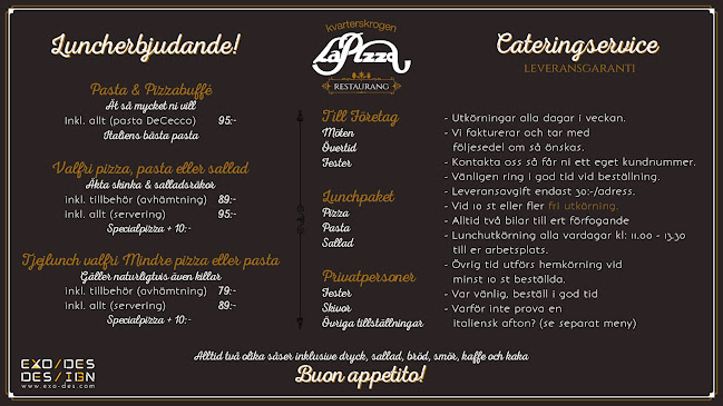 Kvarterskrogen La Pizza på Klockartorpet i Västerås - Gastronomi och hotellverksamhet