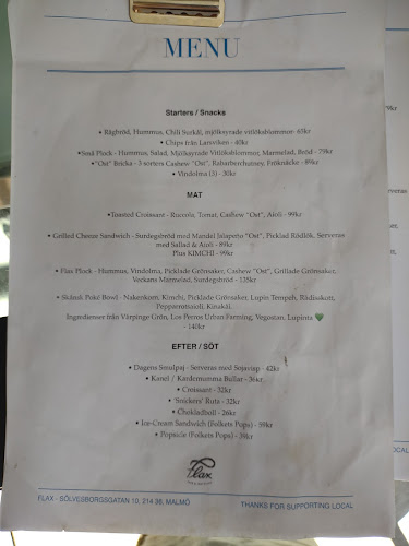 Opinii despre Flax în Malmö - Gastronomi och hotellverksamhet