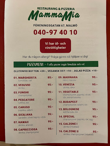 Opinii despre Mamma Mia în Malmö - Gastronomi och hotellverksamhet