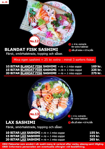 Red Ninja Sushibar Open Times