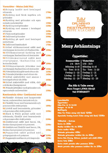 Opinii despre Da Nang Thai Restaurang în Sävsjö - Gastronomi och hotellverksamhet