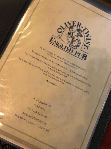 Opinii despre Oliver Twist în Nyköping - Gastronomi och hotellverksamhet