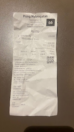 Opinii despre PONG Nybrogatan în Stockholm - Gastronomi och hotellverksamhet