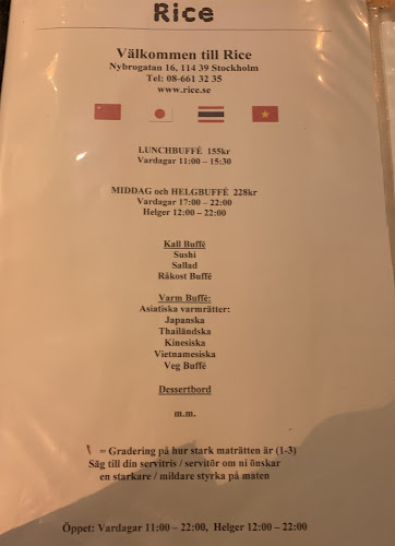 Opinii despre Rice în Stockholm - Gastronomi och hotellverksamhet