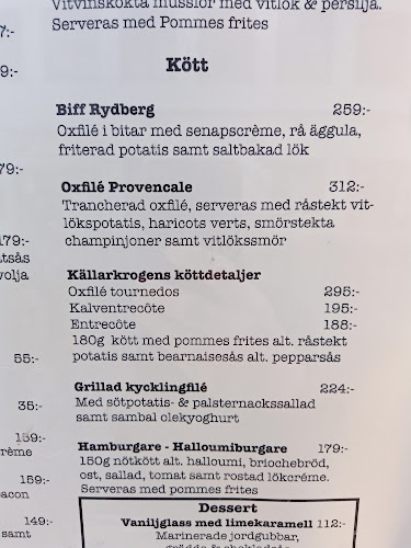 Comments and reviews of Källarkrogen