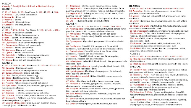 Opinii despre Sala Pizzeria în Sala - Gastronomi och hotellverksamhet