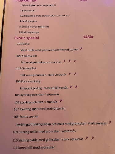 Exotic kinesisk & pizzeria - Gastronomi och hotellverksamhet