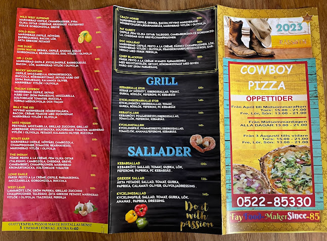 Opinii despre Cowboy Pizza în Ljungskile - Gastronomi och hotellverksamhet