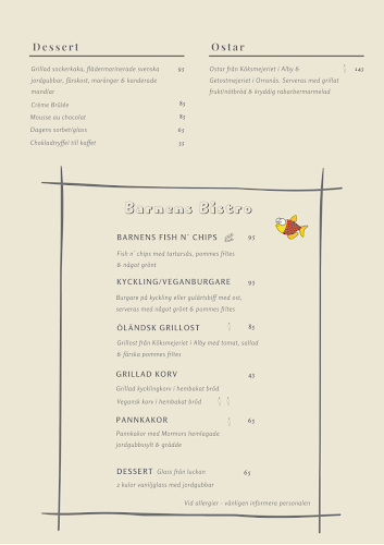 Opinii despre Mormors Bistro i hamnen Stora Rör în Färjestaden - Gastronomi och hotellverksamhet