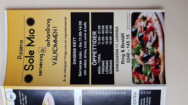Comentarii opinii despre Pizzeria Sole Mio Ludvika