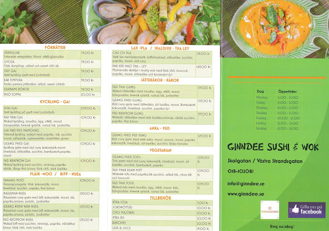 GinnDee Sushi & Wok
