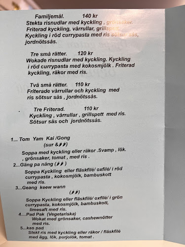 Opinii despre Namaoi's Thaikök în Hudiksvall - Gastronomi och hotellverksamhet