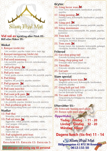 Opinii despre Siam în Kramfors - Gastronomi och hotellverksamhet