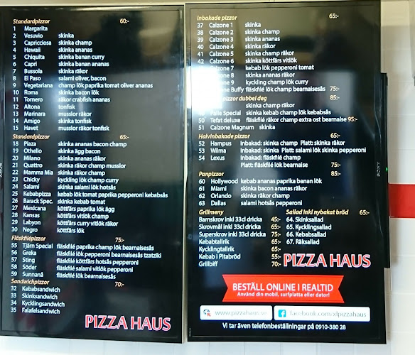 Reviews of Pizza Haus Hammarängen in Skellefteå - Gastronomi och hotellverksamhet