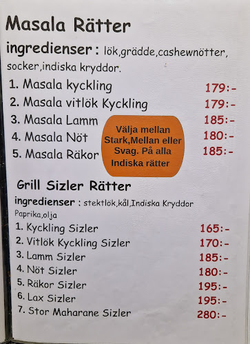 Opinii despre Maharane Indisk Restaurang & Bar în Sandviken - Gastronomi och hotellverksamhet