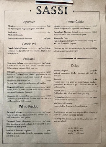 Enoteca Sassi Phone number