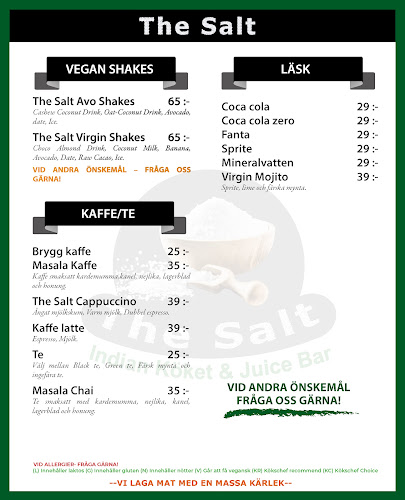 Opinii despre The Salt - Indiskt och bengaliskt kök & juicebar în Enskede - Gastronomi och hotellverksamhet
