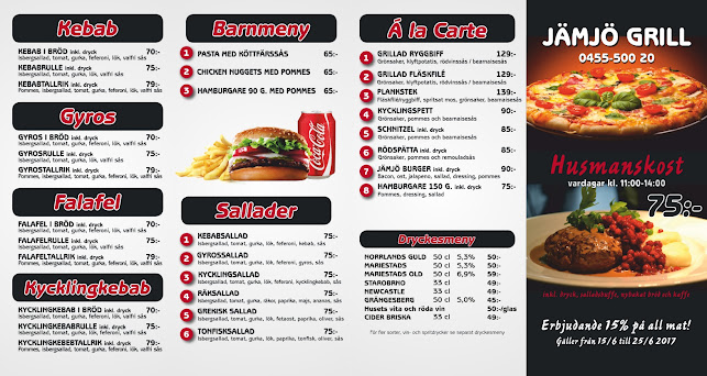 Opinii despre Jämjö Grill în Jämjö - Gastronomi och hotellverksamhet