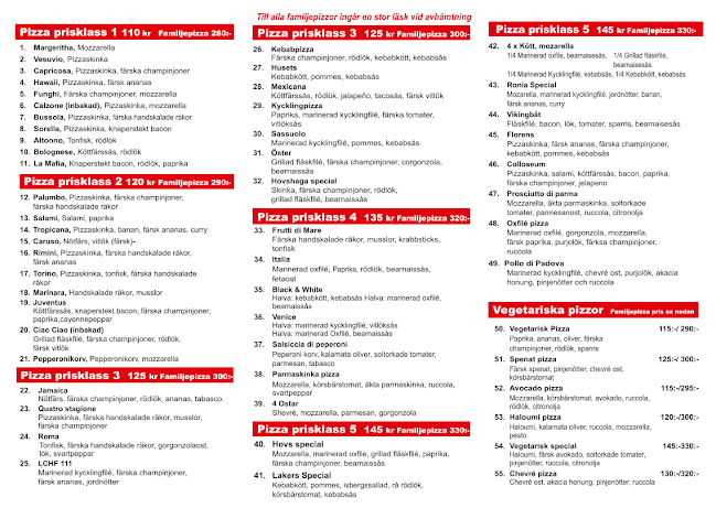 Opinii despre Padova Pizzeria în Växjö - Gastronomi och hotellverksamhet