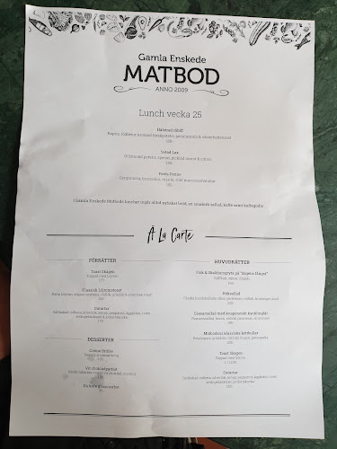 Opinii despre Gamla Enskede Matbod în Enskede - Gastronomi och hotellverksamhet