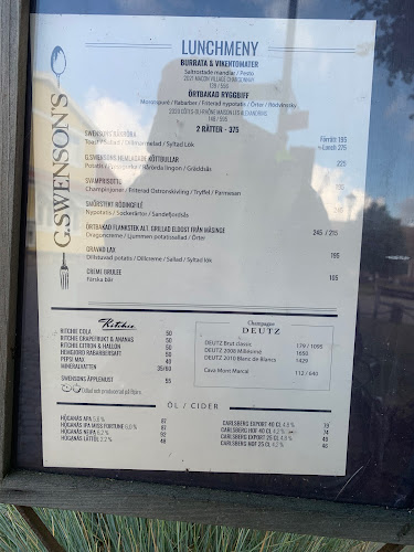 Opinii despre G. Swensons krog în Torekov - Gastronomi och hotellverksamhet