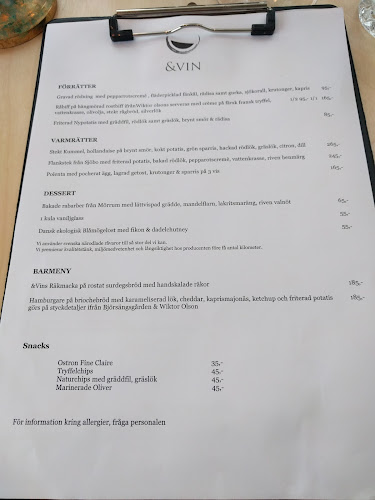 Reviews of &Vin in Karlshamn - Gastronomi och hotellverksamhet