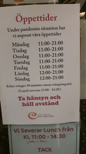 Opinii despre Curry NamNam Kristianstad în Kristianstad - Gastronomi och hotellverksamhet