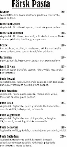 CHE PASTA & PIZZA - Gastronomi och hotellverksamhet