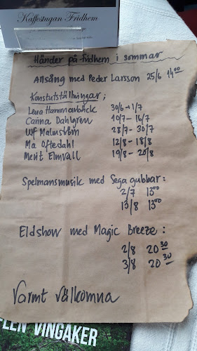 Reviews of Fridhems kaffestuga in Sköldinge - Gastronomi och hotellverksamhet