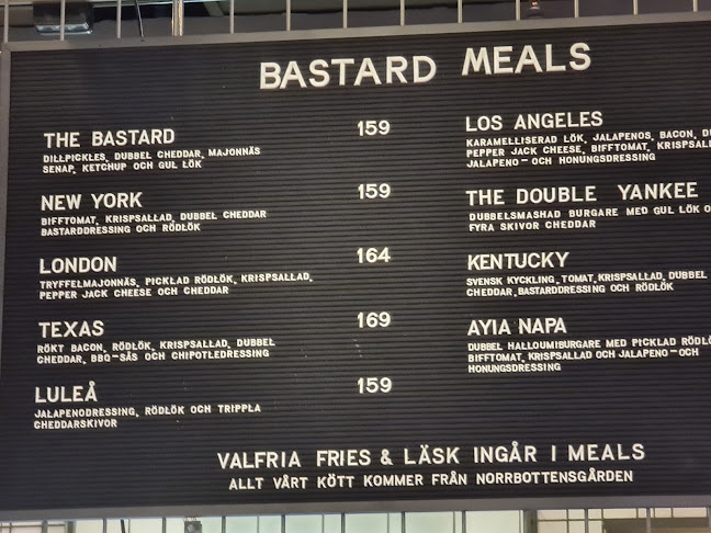 Reviews of Bastard Burgers in Eskilstuna - Gastronomi och hotellverksamhet