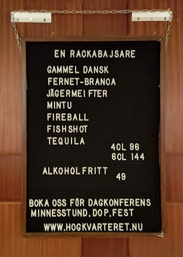 Reviews of Högkvarteret in Stockholm - Gastronomi och hotellverksamhet