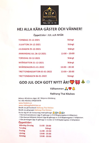 Comentarii opinii despre Rakhang Thai Kitchen Göteborg