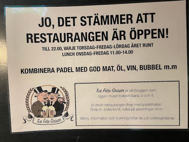 Opinii despre Två Feta Grisar în Göteborg - Gastronomi och hotellverksamhet