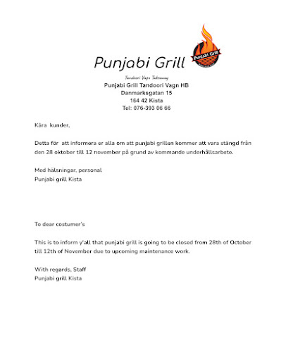 Punjabi Grill Indian Foodtruck - Kista