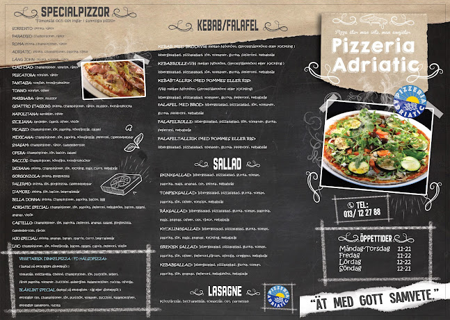 Opinii despre Pizzeria Adriatic în Linköping - Gastronomi och hotellverksamhet